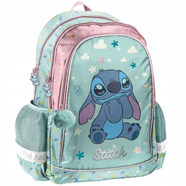 Шкільний рюкзак Paso Lilo & Stitch багатосекційний, синій, 22 л