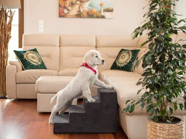 Східнякова рамка для собак та котів Tiertreppen - 4 сходинки, висота 40 см, чорна