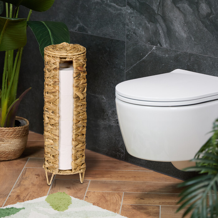 Relaxdays Toilet Paper Holder for 4 Rolls
