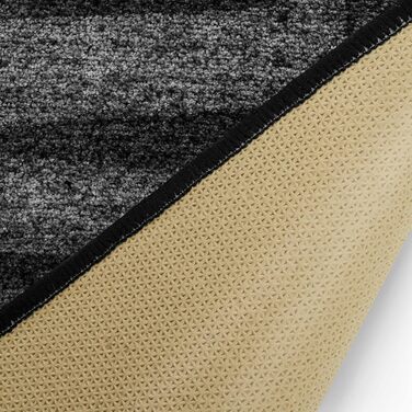 Килимок для підлоги Floordirekt Läufer Veneto, антрацит, 80 x 100 см