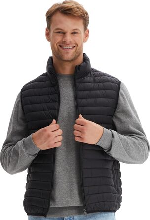 Чоловіча степкова жилетка Morgenstern для активного відпочинку, тепла зимова жилетка з штучним пухом, чорна, XL