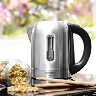 Електричний чайник Cecotec ThermoSense 1.2 л з нержавіючої сталі, бездротовий, з регулюванням температури