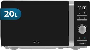 Мікрохвильова піч Cecotec Proclean 2010 Inverter - 19L, 700W, чорна, цифрова