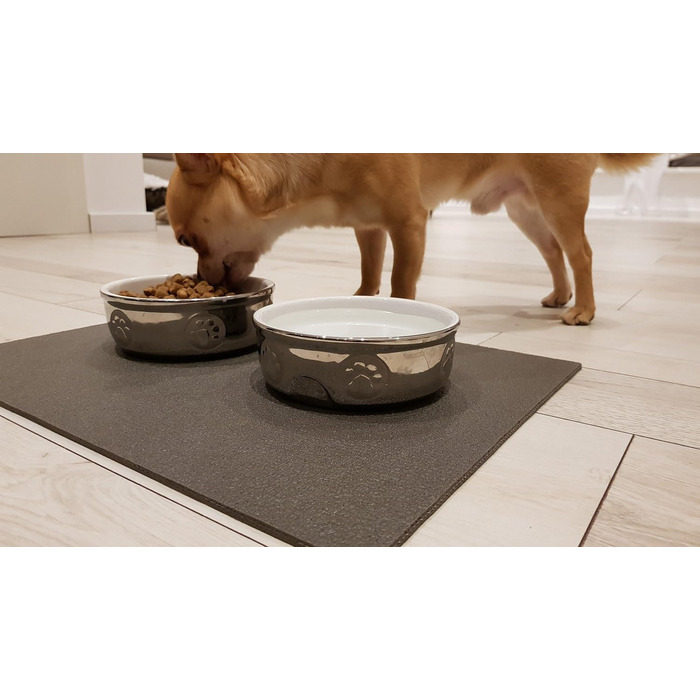 Підкладка під миску SanoZoo для котів (40x60 см, фіолетова) – екологічна, Made in Germany