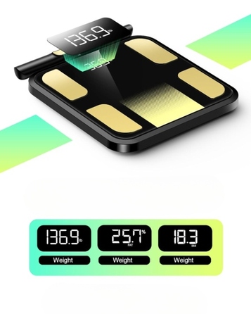 Розумна аналітична вага RunSTAR з 8 електродами BIA: 28 параметрів аналізу тіла, BMI, до 180 кг