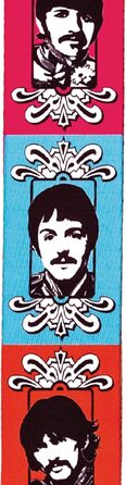 Гітарний ремінь D'Addario Beatles Sgt. Pepper's 50th Anniversary - для електро-, акустичної та бас-гітари, тканий