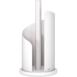 stardis Kitchen Roll Holder, Stainless Steel/Matte Coated Ø 15 cm Roll Holder Pure White