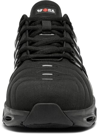 Чоловічі робочі черевики LARNMERN з металевим підноском, зручні, дихаючі, антипрокольні, легкі, модна модель, розміри 36-50 EU, чорний колір