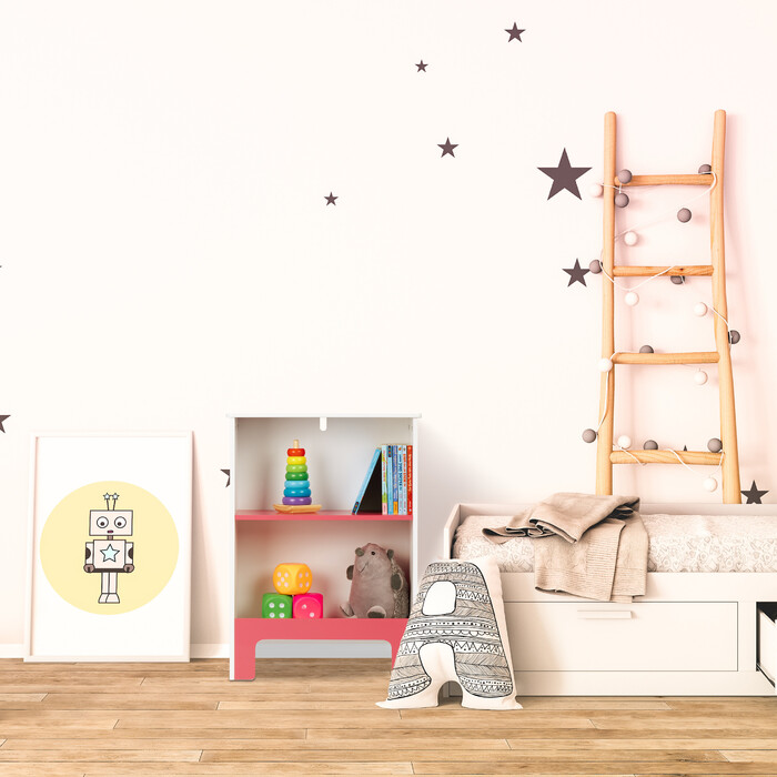 Relaxdays Kids' Shelf with 2 Compartments