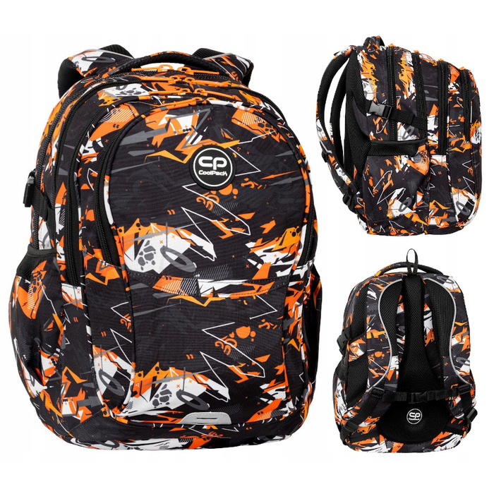 Шкільний рюкзак CoolPack багатокамерний, 29 л, зі світловідбиваючими елементами