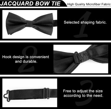 Метелик чоловічий (10 шт.) багатокольоровий, класичний для смокінга, регульований, формальний для бізнесу, весілля, хлопчиків