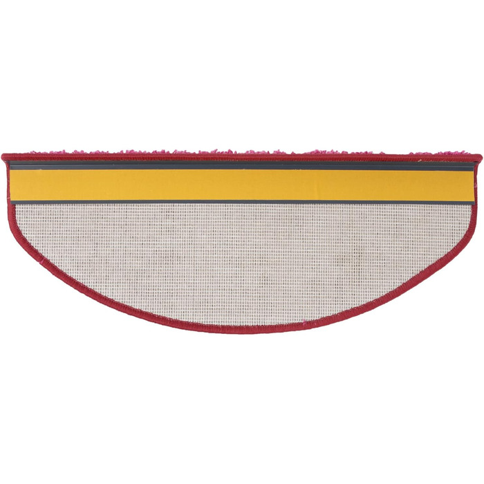 Набір килимків для сходів Floordirekt Barcelona (15 шт.) - Килимки для сходів, 16 кольорів, зносостійкі та легкі в догляді, для внутрішнього використання (напівкруглі 65 x 23,5 см)