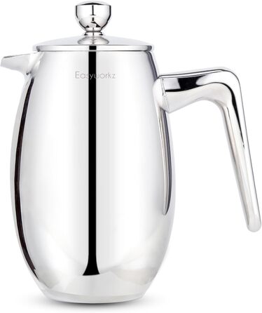 Easyworkz Nando French Press 350ml Coffee Maker French Press, double-walled, insulated, Thermo Coffee Machine, 304 Stainless Steel