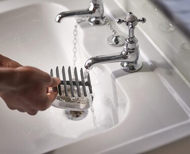 Joseph Joseph EasyStore - Luxury Quick Drain Soap Dish Holder made of Stainless Steel with Drip Tray - Steel