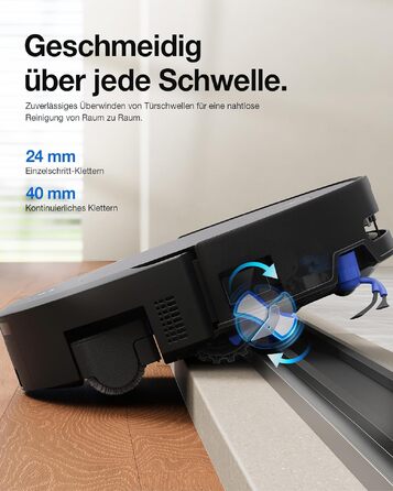 Робот-пилосос з функцією вологого прибирання ECOVACS T90 PRO Omni, 30 000 Па, PowerBoost, чорний