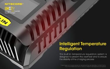 Зарядний пристрій Nitecore UMS2 для акумуляторів AA/AAA з індикатором