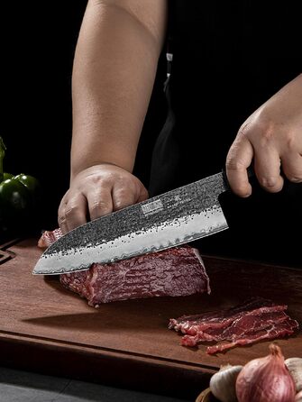 Професійний японський кухонний ніж HOSHANHO Gyuto (Сантоку), сталь, 20 см