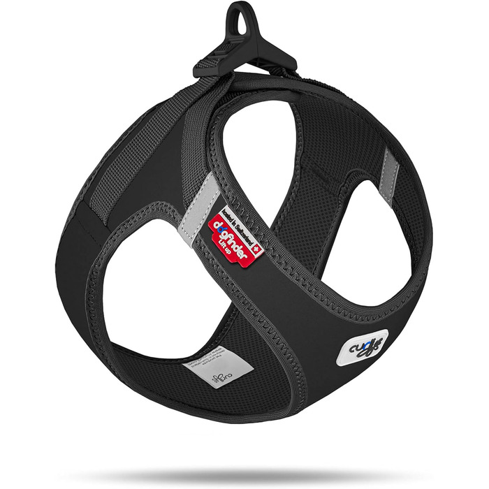 Шлейка для собак Curli Clasp Softshell чорна XS