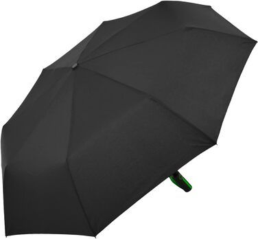 iX-brella великий парасолька з фібергласу 104 см з кольоровими двошаровими спицями - чорно-зелений