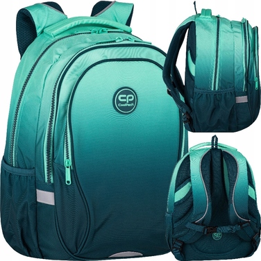 Багатовідсінковий шкільний рюкзак CoolPack, синій, багатоколірний, 29 л