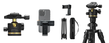 Штатив K&F Concept K234A3, 178 см, чорний