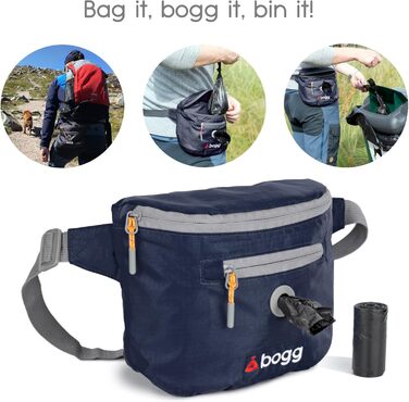BOGG Універсальна сумка-переноска для собак | Диспенсер для пакетів та контейнер для відходів (Бромбіра)
