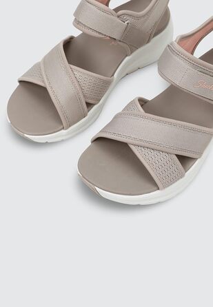 Скечерс Arch Fit 2.0 Feelin' Bright - жіночі сандалі Taupe 38 EU