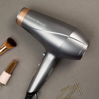 Випрямляч для волосся Remington S8593 Keratin Protect з датчиком захисту від перегріву, кератин-керамічне покриття з мигдалевою олією, цифровий дисплей, 160-230°C