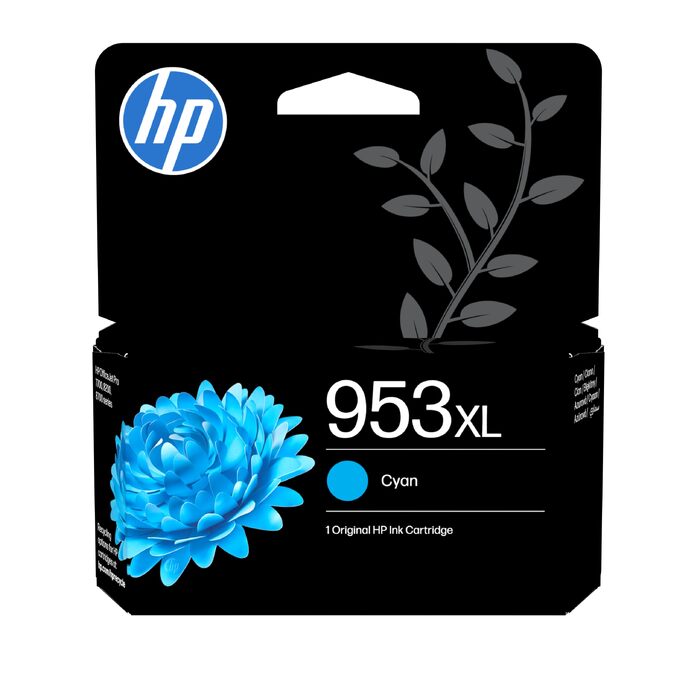 Оригінальний картридж HP 953XL Cyan (блакитний) підвищеної ємності, нова версія