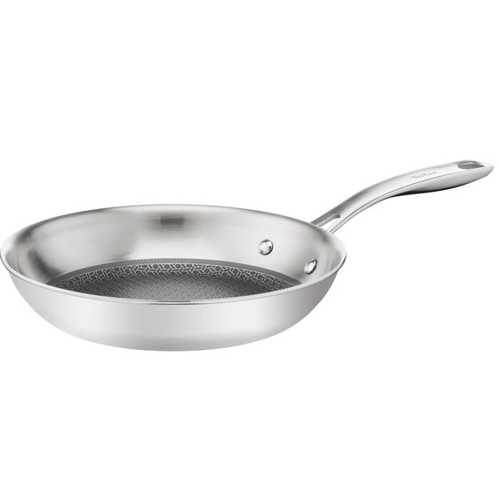 Сковорода Tefal Eternal Mesh 28 см з антипригарним покриттям Mesh, для всіх типів плит, індукційна, 3-шарова