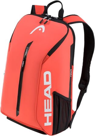 Рюкзак HEAD Tour Backpack 25L чорний/білий (флуоресцентний помаранчевий)