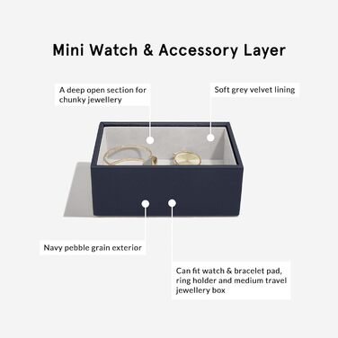 Скринниця для прикрас Stackers Mini (Navy)