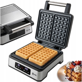 Вафельниця ISAJ 3024, 2200 Вт, срібляста