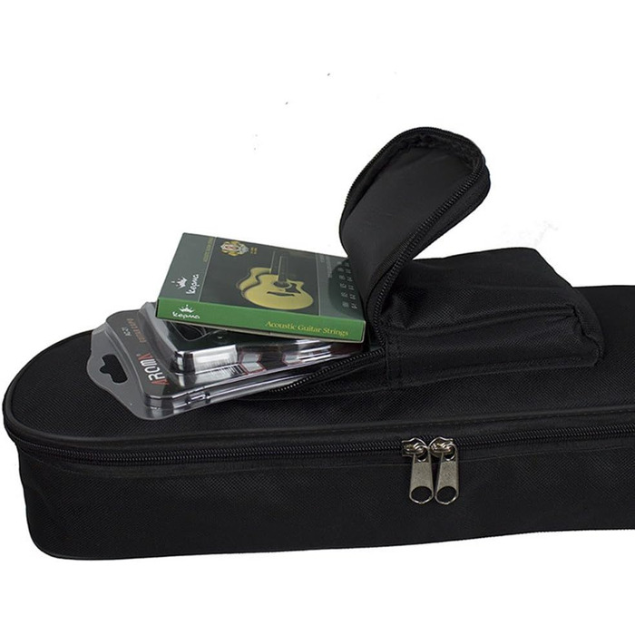 Чохол для гітари MINGZE 41 дюйм, водонепроникний, з регульованим плечовим ременем та рюкзаком, фіолетовий