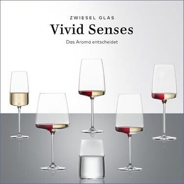 Zwiesel Glas Universalbecher Vivid Senses (4-piece set), versatile drinking glasses, dishwasher-safe Tritan crystal glasses, Made in Germany (Art.-Nr. 122425)