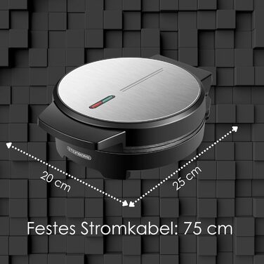 Електричний вафельниця-контактний гриль 1000 Вт | Вафельниця для сердечок | Paninigrill | Вафельниця-тостер | Антипригарне покриття | Cool-Touch |