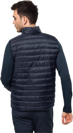 Жилет чоловічий Jack Wolfskin Pack & Go Weste, колір нічний блакитний (S)