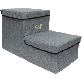 Сходинки для домашніх тварин CLOSE2ME PetStair Deluxe з місцем для зберігання, двоступеневі