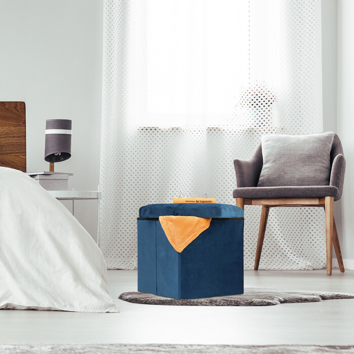 Relaxdays Ottoman з місцем для зберігання речей