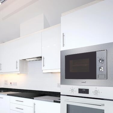 Мікрохвильова піч CATA MC 20 IX Inox: 20л, нержавіюча сталь, гриль 1000W, самостійне розморожування, таймер, ширина 60 см