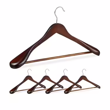 Relaxdays Suit Hangers, 5-Piece Set