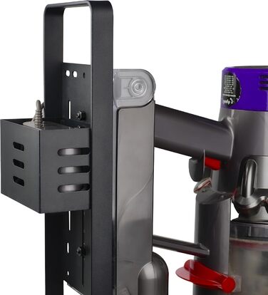 Тримач для пилососа Dyson: V15, V12, V11, V10, V8, V7, V6. Білий/Чорний, для акумуляторних моделей та аксесуарів