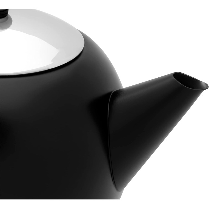 Bredemeijer small, round, double-walled teapot 0.5 Liter (Black, 1.4 L)