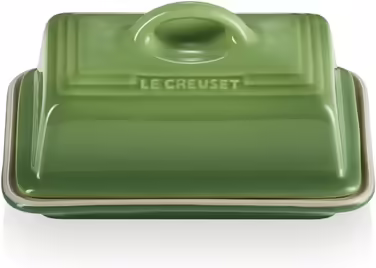 Le Creuset Stoneware Butter Dish, 900 g, 17 x 12.5 x 9 cm, Bamboo, 70837174080000