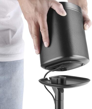 Підставка-стійка для колонок Sonos One та Sonos Play Maclean MC-841 з кабельний-менеджментом, комплект 2 шт.