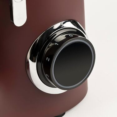 Кухонна машина Pastaio G3 Ferrari, 1800 Вт, 7 л, 6 швидкостей, чаша з нержавіючої сталі, аксесуари, зручний гак для тіста, Бордо