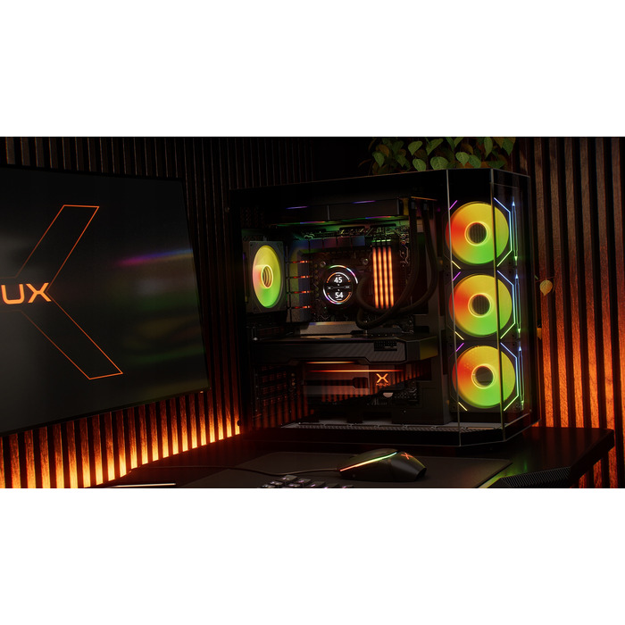 Рідинне охолодження AIO KRUX HydroGlance 240 ARGB з LCD-дисплеєм