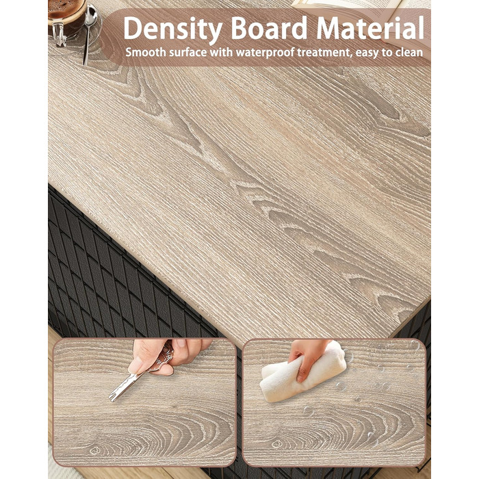 Насадка для собачого воріта, дерев'яна робоча поверхня, сіра. Сумісна з ворітками 76,2 см (30 дюймів).