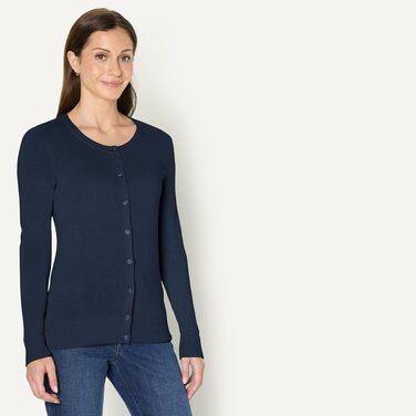 Жіночий кардиган Amazon Essentials легкий з круглим вирізом, великі розміри, темно-синій (Marineblau)