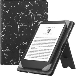 Чохол-книжка для 6-дюймових eReaders: Kindle, Kobo, Tolino, Pocketbook, Sony. З підставкою та петлею для руки. Зірка-Сузір'я